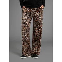 NEUN MONATE Umstandshose Jerseyhose für Schwangere in Leo Design