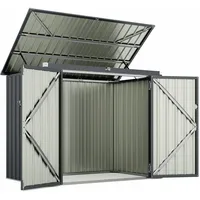 Costway Mülltonnenbox 172 x 95,5 cm anthrazit