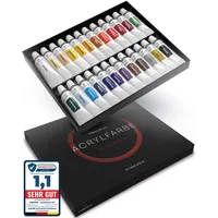 Lieberge Acrylfarben Set 24 12ml farbsortiert