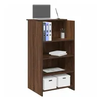 VidaXL Empfangstheke Braun Eichen-Optik 55x50x103,5 cm Holzwerkstoff