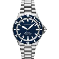 Emporio Armani EMPORIO ARMANI, AR60087 granatowy sportowy