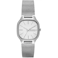 Skagen Mellem Lille Damenuhr, Edelstahlarmband,