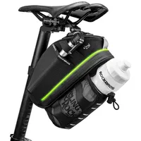 ROCKBROS Fahrrad Satteltasche 1,5L Kratzfest Fahrradtasche mit Flaschenhalter Fahrradsitz