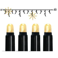 StarTrading System 24 LED Eisregen Vorhang 3x0,4m Icicle Lichterkette