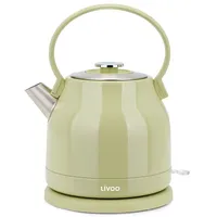 LIVOO Retro-Wasserkocher 1,5 l Grün/Grau