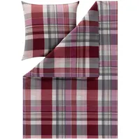 Estella Kuschelflanell Bettwäsche Ambros aubergine