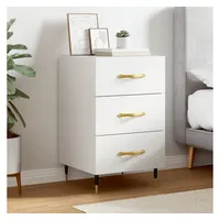 VidaXL Nachtschrank 40 x 40 x 66 cm Weiß