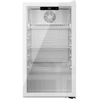 Yuna Cool-View GKS90W Glastürkühlschrank, 89 L | weiß