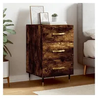 VidaXL Nachtschrank Räuchereiche 40 x 40 x 66 cm