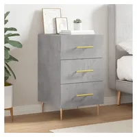 VidaXL Nachtschrank Betongrau 40 x 40 x 66 cm