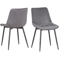 Albatros Esszimmerstuhl BOSA 2er Set Grau