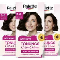 Schwarzkopf Palette Intensive Tönungs Color-Creme 3-0 schwarzbraun 345 ml