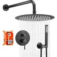 Vevor Duscharmatur Regenduschsystem fürs Badezimmer Duschsystem mit 254 mm