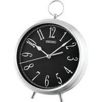 Seiko Tischuhr Silberfarben/Schwarz