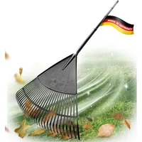 Novatool Rechen 3x Laubbesen mit 4tlg Steck- & Schraubstiel