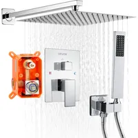 Vevor Duscharmatur Regenduschsystem fürs Badezimmer Duschsystem mit 305 mm