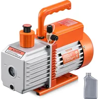Vevor Vakuumpumpe, 6 CFM, HVAC 2-stufige Drehschieber-Vakuumpumpe, für R134a