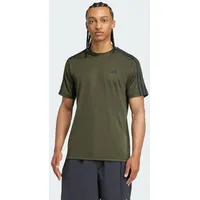 Adidas Herren Shirt Train Essentials 3-Streifen, NGTCAR/BLACK, S