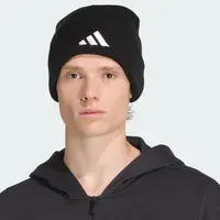 Adidas New Logo Beanie Cuff Schwarz