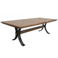 MASSIVMOEBEL24.DE Esstisch Mango 240x107x76 braun lackiert STILMÖBEL #119