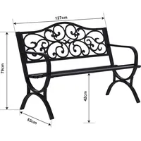 Casa.pro Utav 127 x 53 x 79 cm Weiß