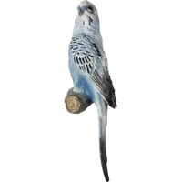 FD Dekofigur Wellensittich 33 x 10 cm blau