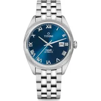 Titoni Herren Cosmo 878 - navy - 41.00mm