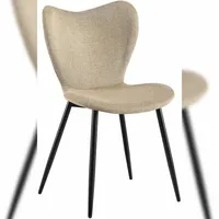 CLP Esszimmerstuhl Maika taupe Stoff