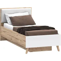 Forte Stauraumbett FORTE "Vankka viel Stauraum, skandinavisches Design, Made