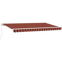 VidaXL Markise einziehbar 400 x 200 cm schwarz