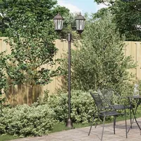 VidaXL Gartenlichtmast Bronze Aluminium und Glas - Bronze