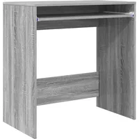 VidaXL Tisch mit Regal Grau 77,5 x 43 x