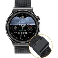 Knauermann PRO 2 BT 46 mm Edelstahlgehäuse schwarz Metallarmband