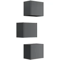 Posseik Badmöbel-Set LIMES 3er grafit 33,0 x 25,0 x