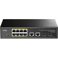 Cudy GS1010PS2 (10 ports Netzwerk Switch, Schwarz