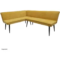 Hti-Living Eckbank 154 x 195 cm Mesilla Gelb kurzer
