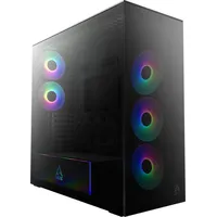 Arctic Xtender Black E-ATX Gaming Gehäuse mit Seitenfenster