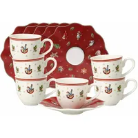 Villeroy & Boch Espressotasse mit Untertasse 0,07 l Bunt