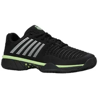K-Swiss Express Light 3 Clay Tennis Shoe, Black/Soft Neon