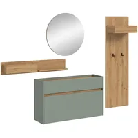 Xonox.home Drive Garderobenkombination 205x192x32 cm grün