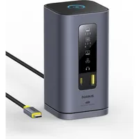 Baseus Spacemate Series 11-in-1 (MAC) Docking Station, Grau