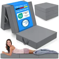 Eloneo Klappmatratze Gästematratze, 90x200x15 cm, grau