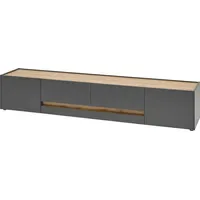 Home Affaire City/Giron Lowboard 220 cm Grau Holz