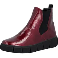 Remonte Stiefelette kirschrot | schwarz 40