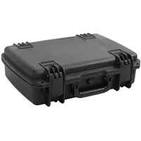 VidaXL Koffer für Flugreise Tragbar Schwarz 50,5x37x14,5 cm PP