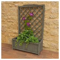 Hti-Living Pflanzkasten mit Rankgitter 100 x 40 x 80