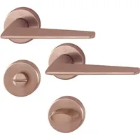 HOPPE - Türgarnitur, Rosettengarnitur Macau M1646/42KV/42KVS ms F84-1-R sk/ol