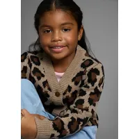 Kidsworld Strickjacke in gemustert leo, | Gr.: 92/98