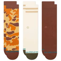 Stance Camo Crew 3 Pack Socks brown Gr. L