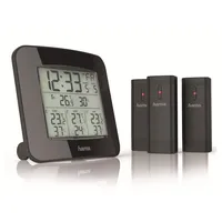 Hama Funk-Wetterstation EWS Trio, schwarz